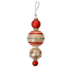 Kersthanger Ø 6x17 cm Rood Glas