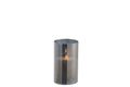 J-Line lamp Blinkend - glas - grijs - small - LED lichtjes