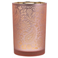 Theelichthouder paisley roze large 18cm*