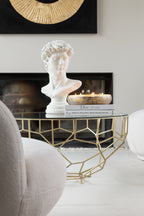J-Line decoratie Buste david - polyresin - wit - large
