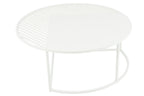 J-Line bijzettafel Outdoor Rond - metaal - wit