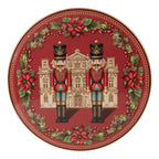 Taartplateau op Voet Ø 29x10 cm Rood Kunststof