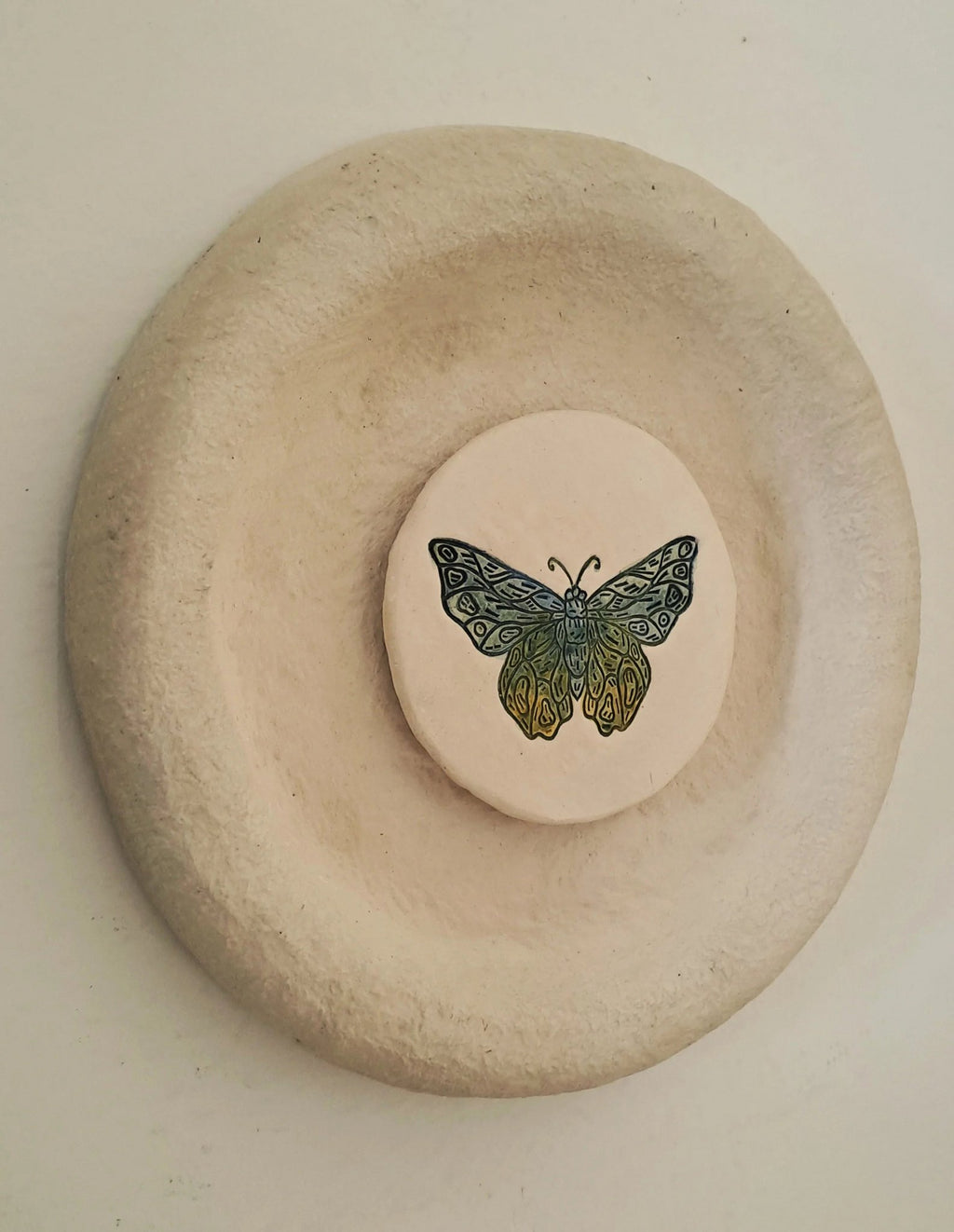 Papier-maché Wandplaten-Mot