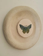 Papier-maché Wandplaten-Mot