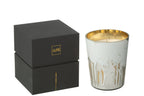 J-Line geurkaars Noa Bos - Ayra - glas - wit/goud - medium - 68U