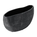 Schaal Shiguhe Zwart 26x10x12 cm
