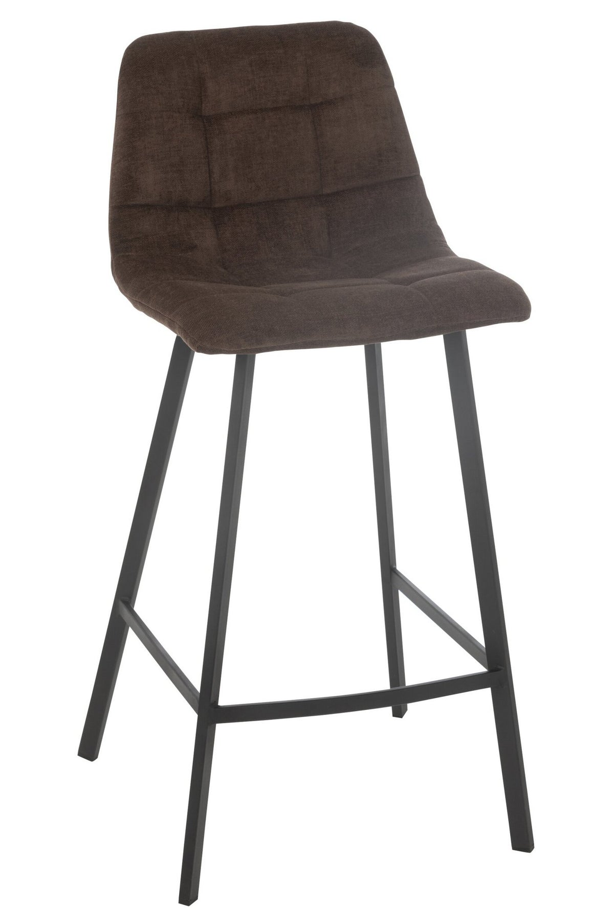 J-Line Barstoel Kent Metaal/Polyester Bruin