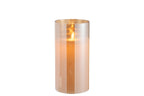 J-Line lamp Blinkend - glas - goud - medium - LED lichtjes