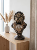 Beeld Hond 35 cm Bruin Polyresin