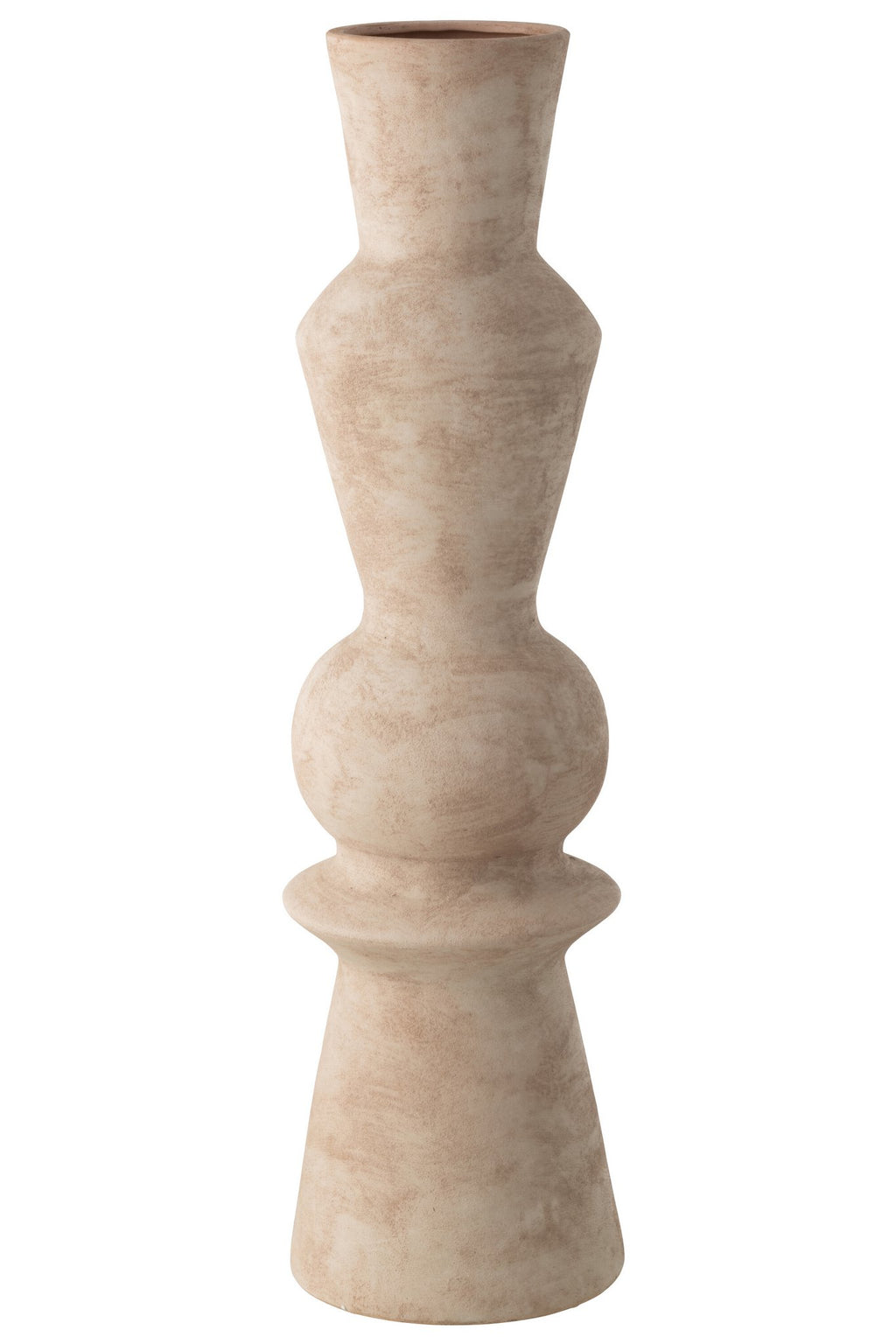 J-Line vaas Bonny - keramiek - beige