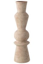 J-Line vaas Bonny - keramiek - beige