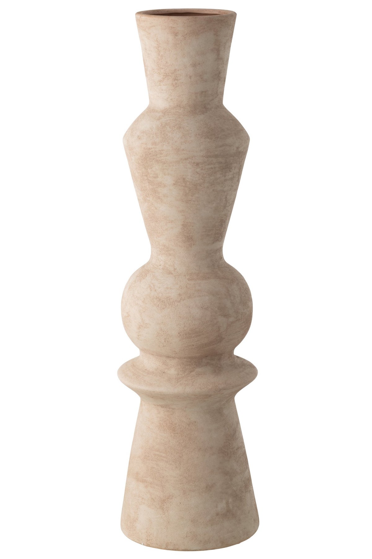 J-Line vaas Bonny - keramiek - beige