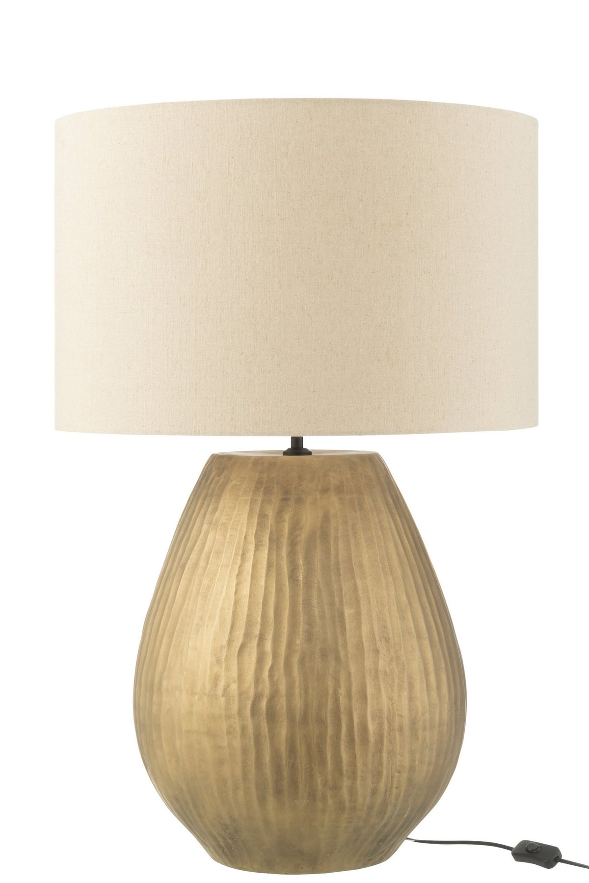 J-Line Lamp Nebu Rond Keramiek Goud Large