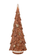 J-Line decoratie Boom Namaakhout - polyresin - camel - L