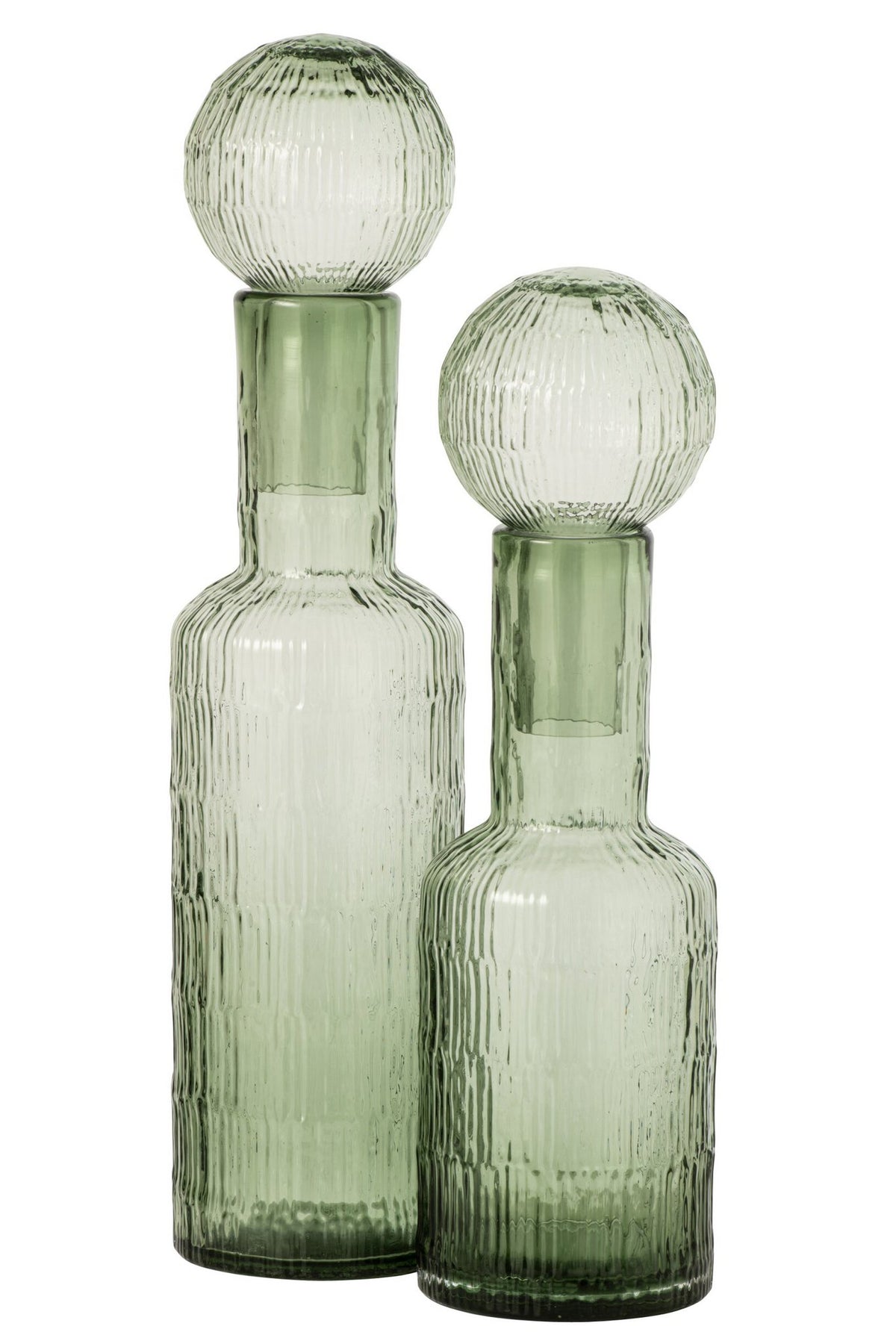 J-Line Fles - glas - groen - large