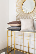 Kussen (gevuld) Zenia 45X45CM, ivoor/wit
