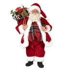 Kerstdecoratie Beeld Kerstman 27 cm Rood Kunststof