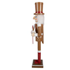 Kerstdecoratie Beeld Notenkraker Bruin Hout