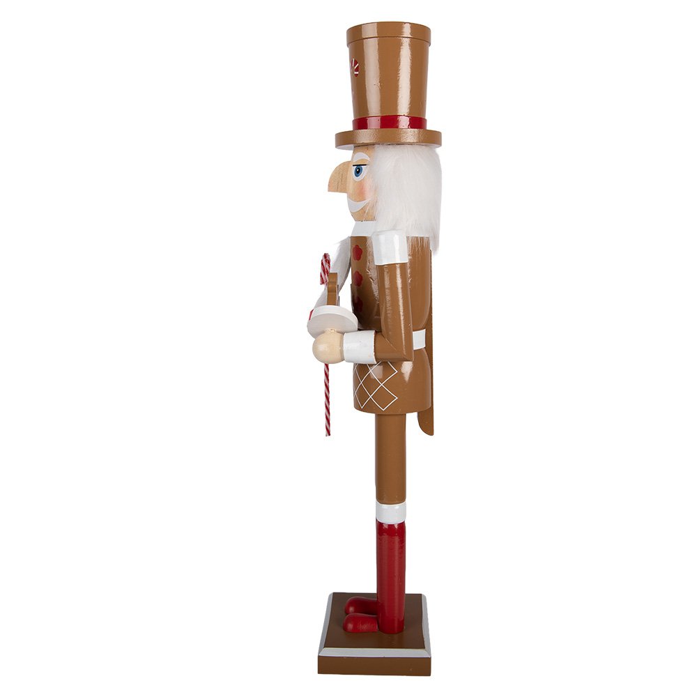 Kerstdecoratie Beeld Notenkraker Bruin Hout