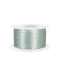 Satijnlint - 5mm - 50m - mint glitter