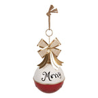 Kerstdecoratie Beeld Bel Ø 24x60 cm Rood Metaal