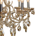 Kroonluchter Ø 70x58 cm Beige IJzer Hanglamp