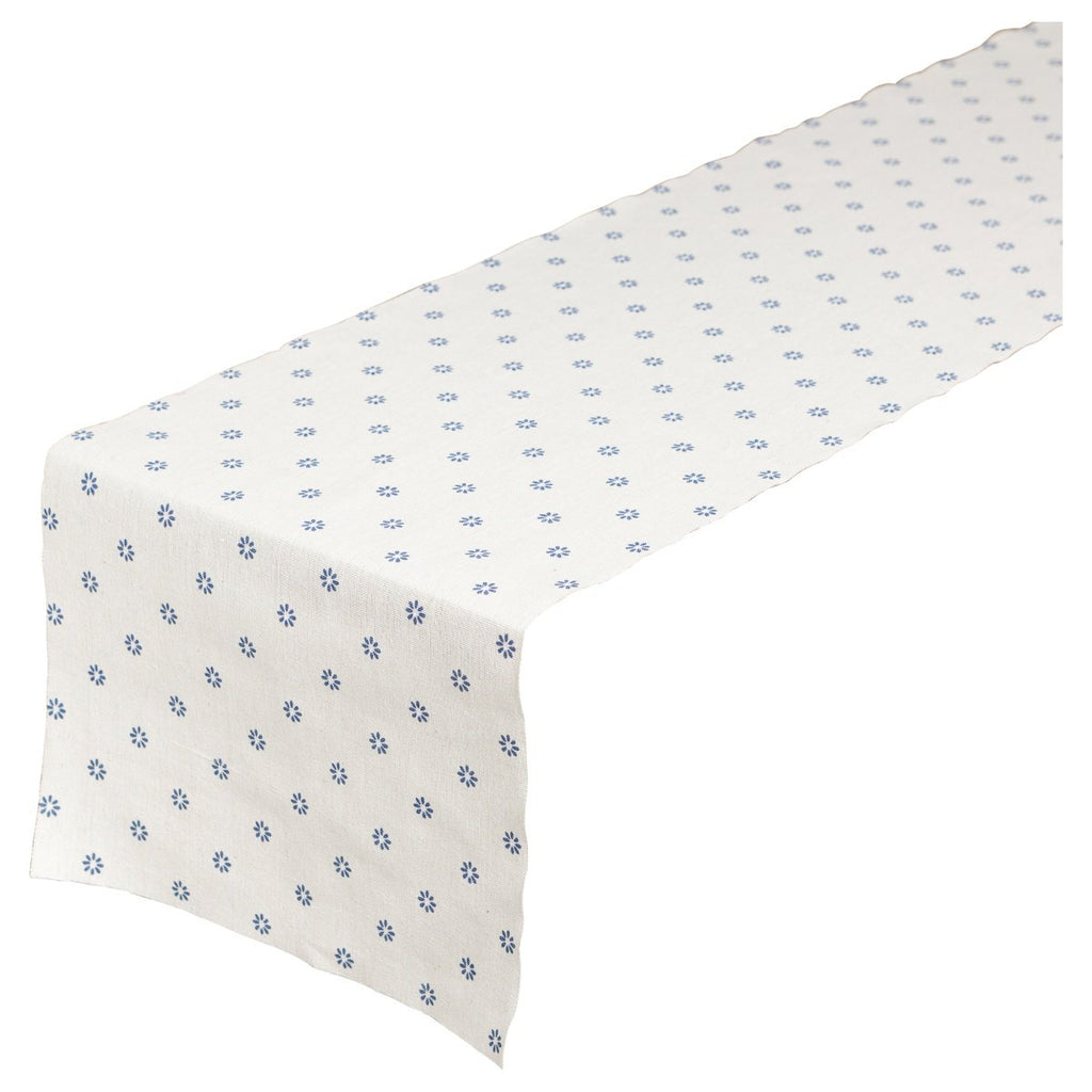 Little Tafelband fleur grijs-blauw 30cmx3mtr (rolled) (20 in box)