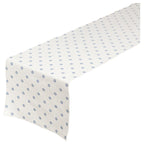Little Tafelband fleur grijs-blauw 30cmx3mtr (rolled) (20 in box)