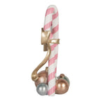 Kerstdecoratie Beeld Zuurstok 19x14x30 cm Roze Kunststof