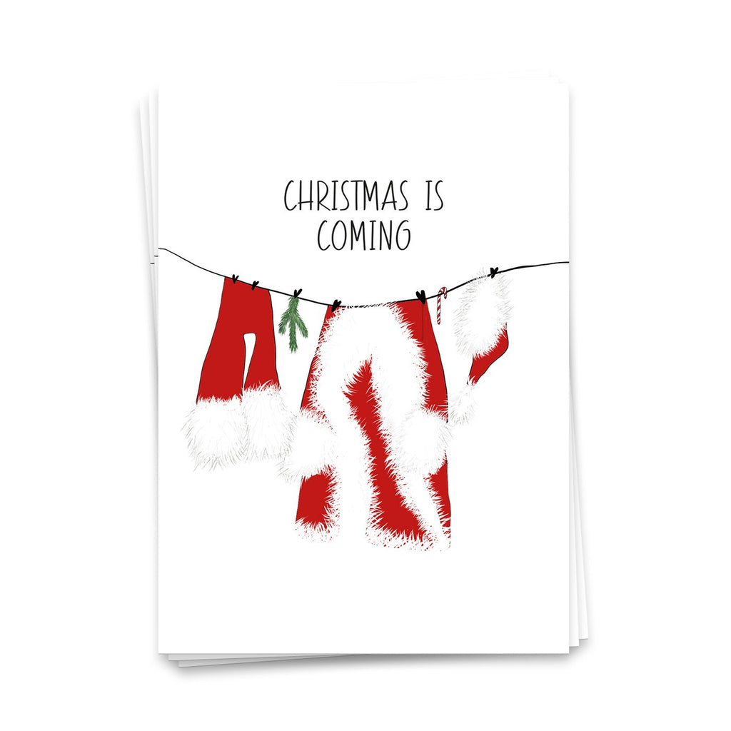 Kerstmis komt eraan - Kerstkaart 10 set