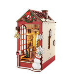 Robotime, DIY Book Nook Boekensteun Christmas Indoor Scene, TGC07, 21,8x13,6x24,7 cm
