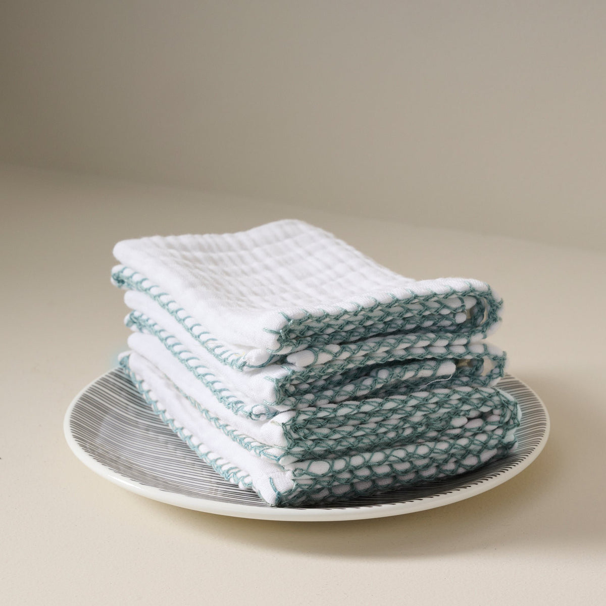 Katoenen handdoek met gaasweefsel - sneldrogend voor gezicht