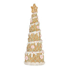 Kerstdecoratie Kerstboom Ø 9x25 cm Bruin Kunststof
