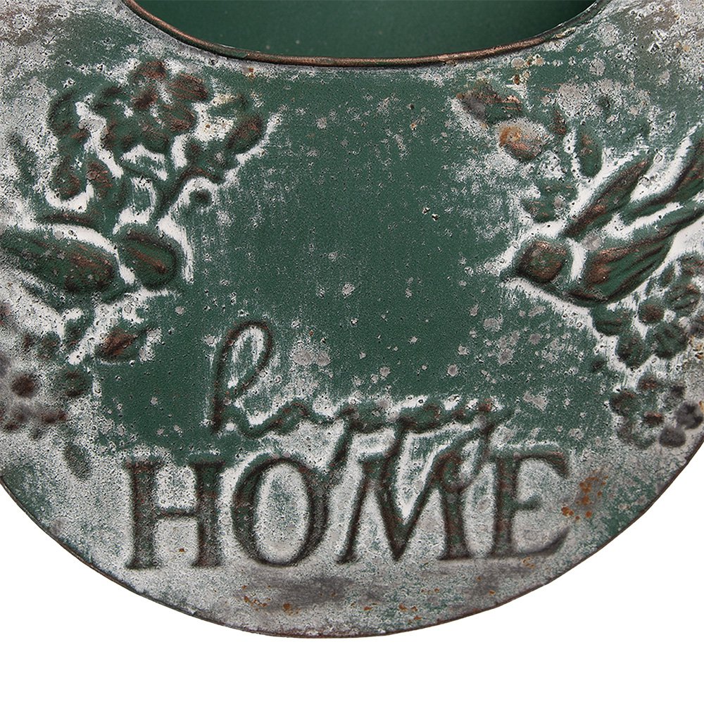 Planthouder 28x9x41 cm Groen Metaal Plantenpot