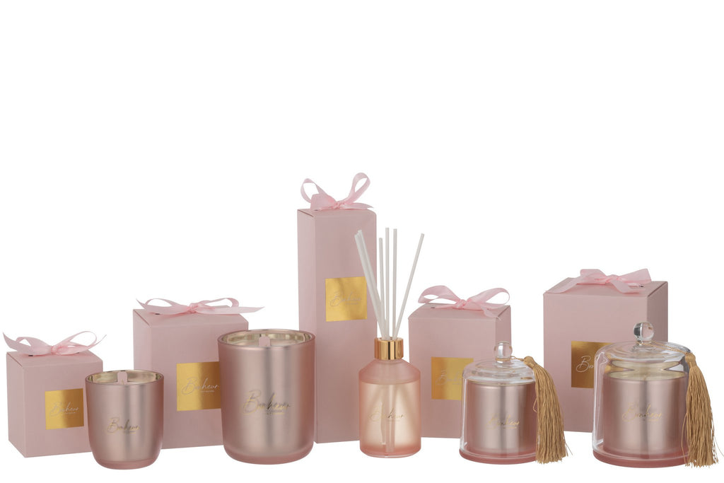 J -linie Géurolie Happiness - Sapphire Amber Tea - Roze - 200 ml