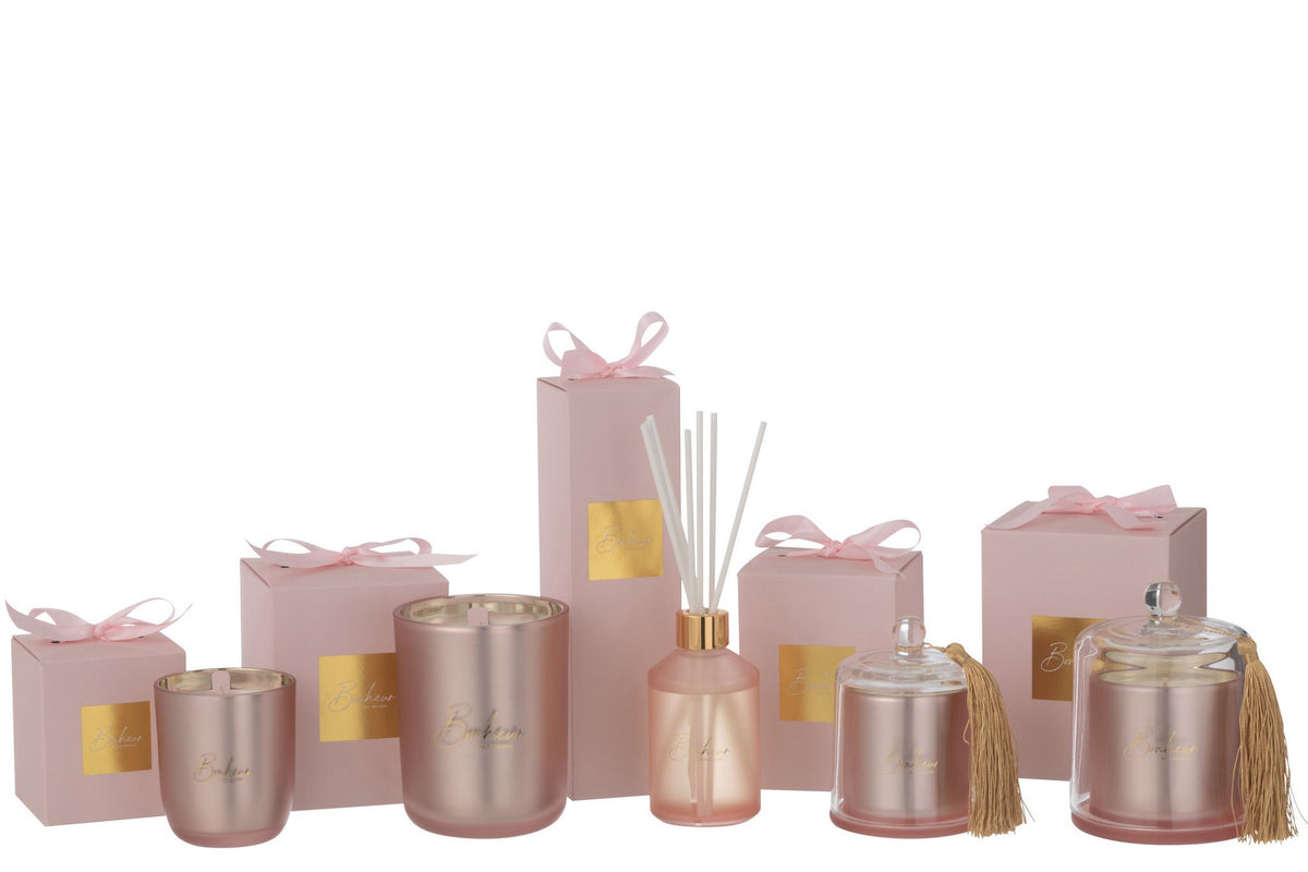 J -linie Géurolie Happiness - Sapphire Amber Tea - Roze - 200 ml