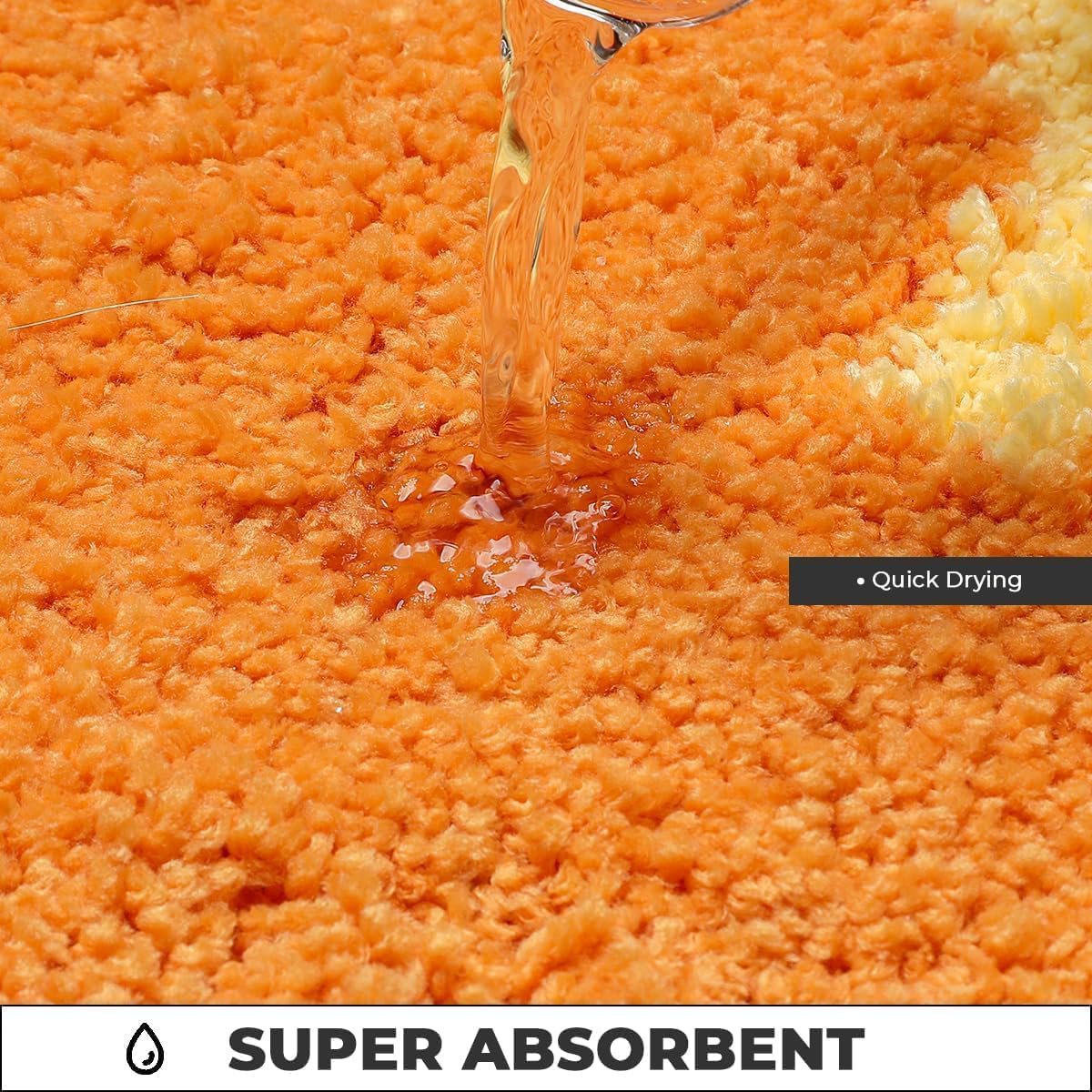 Abstract schattig veelkleurig antislip wasbare vloermat tapijten voor thuis | Sneldrogende waterabsorberende bad- en deurmat, meerdere maten