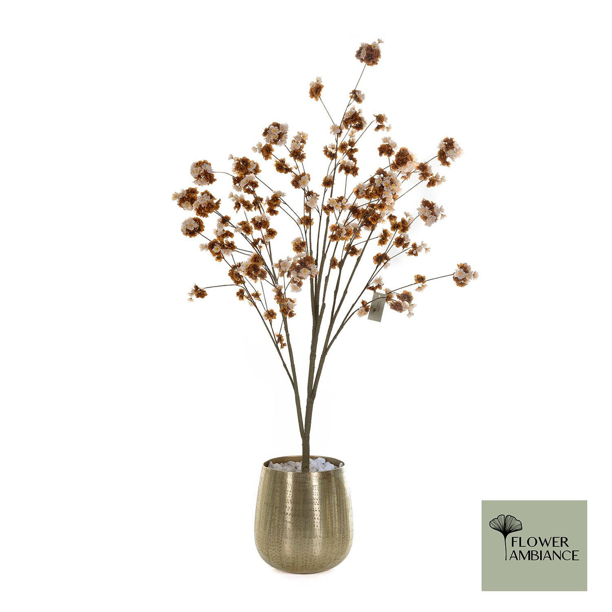 BEIGE/BRUIN Prunusboom 100cm