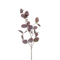 Eucalyptus Kunsttak dk paars 73cm