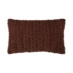Smock Velvet kussen bruin 30x50cm