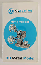 Bouwpakket 3D Model DIY Vintage Filmprojector- metaal