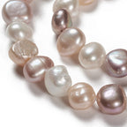 Zoetwaterparel Nugget armband seashell
