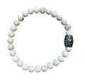Dames armband Howliet 6 mm met basic kraal