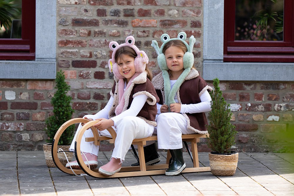 Oorwarmers Kinderen one size Roze Polyester