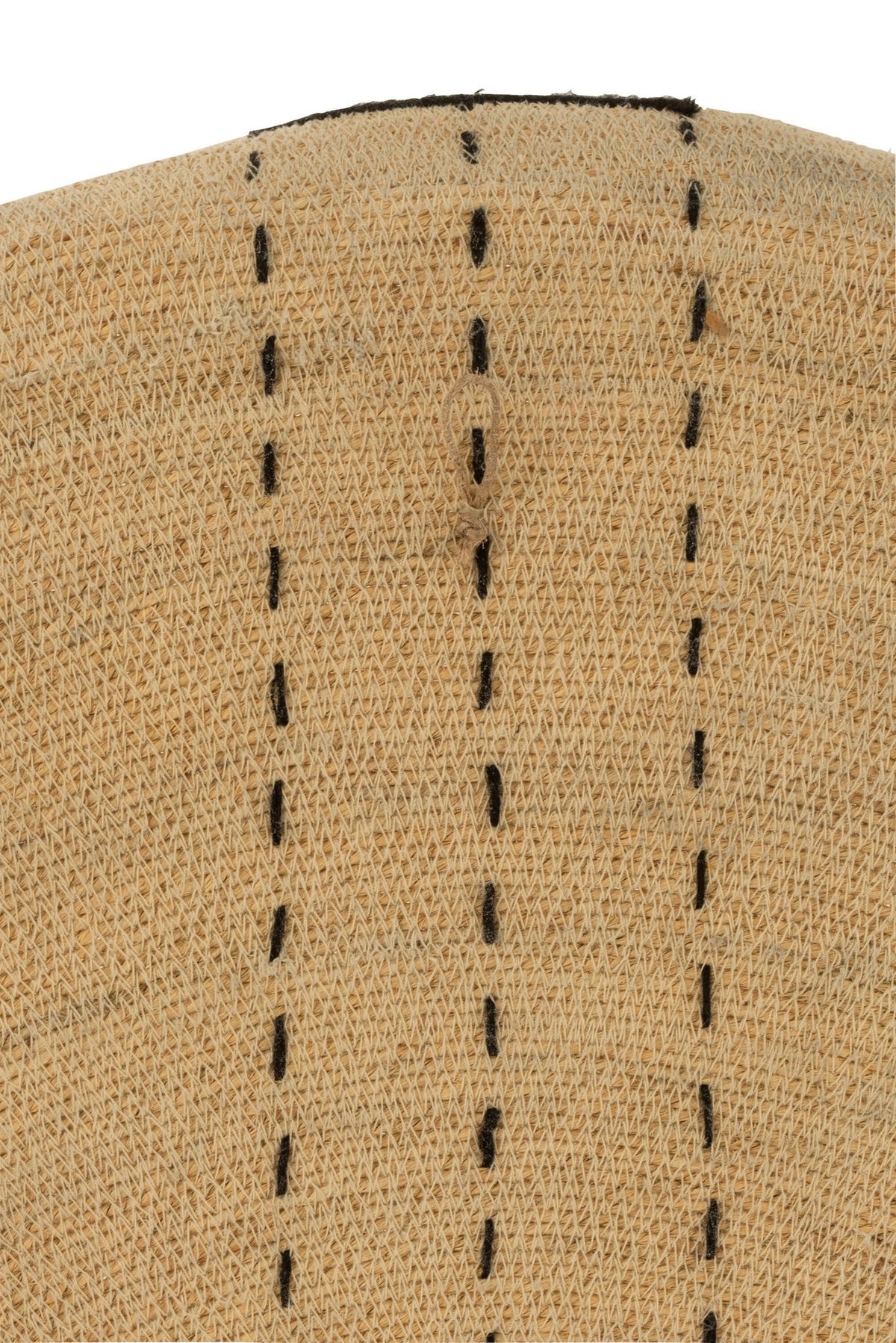 J-Line wanddecoratie Plateau Stippellijnen - zeegras - naturel/zwart