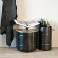 Y-Bookstand - schuin laag - blauwstaal