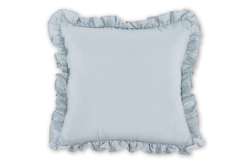 Sierkussen (gevuld) Abby met ruches - 45x45 cm