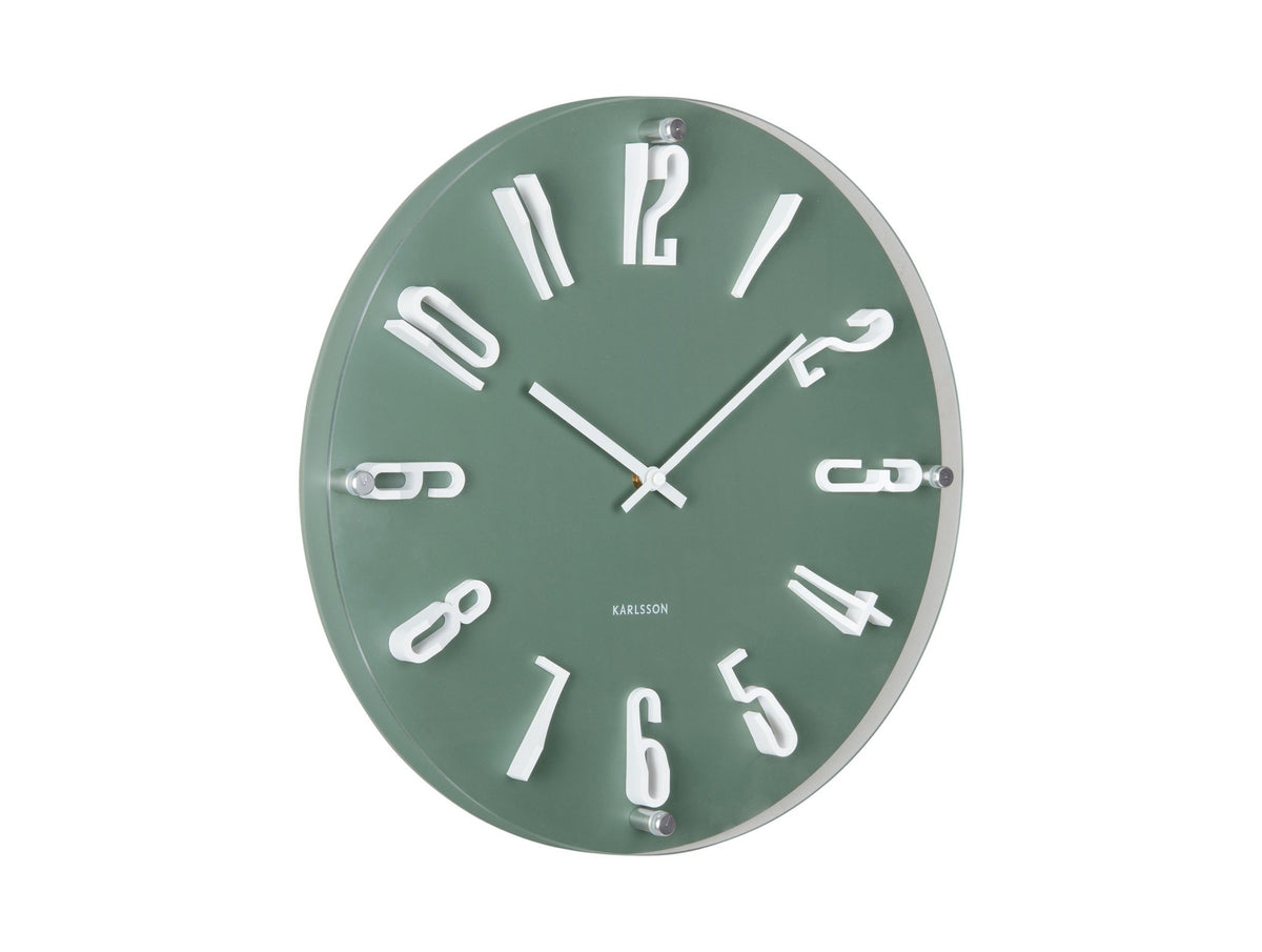Wandklok Esencia Verhoogd