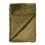 Dutch Decor Billy - Plaid 150x200 cm - Fleece - Militair Olijf - Groen