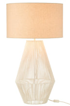 J-Line lamp Striing - metaal/papier - wit